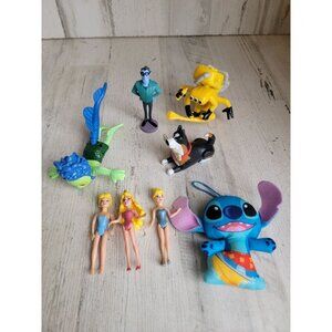 Disney mix luca Cinderella stitch rapunzel toy variety set dog